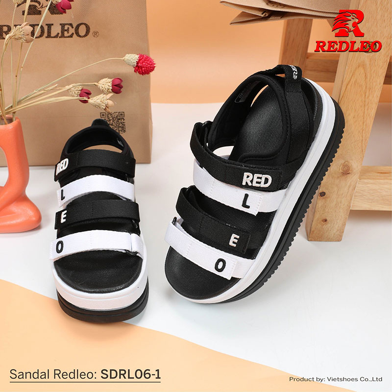 Giày Sandal REDLEO Logo Màu Đẹp Mắt