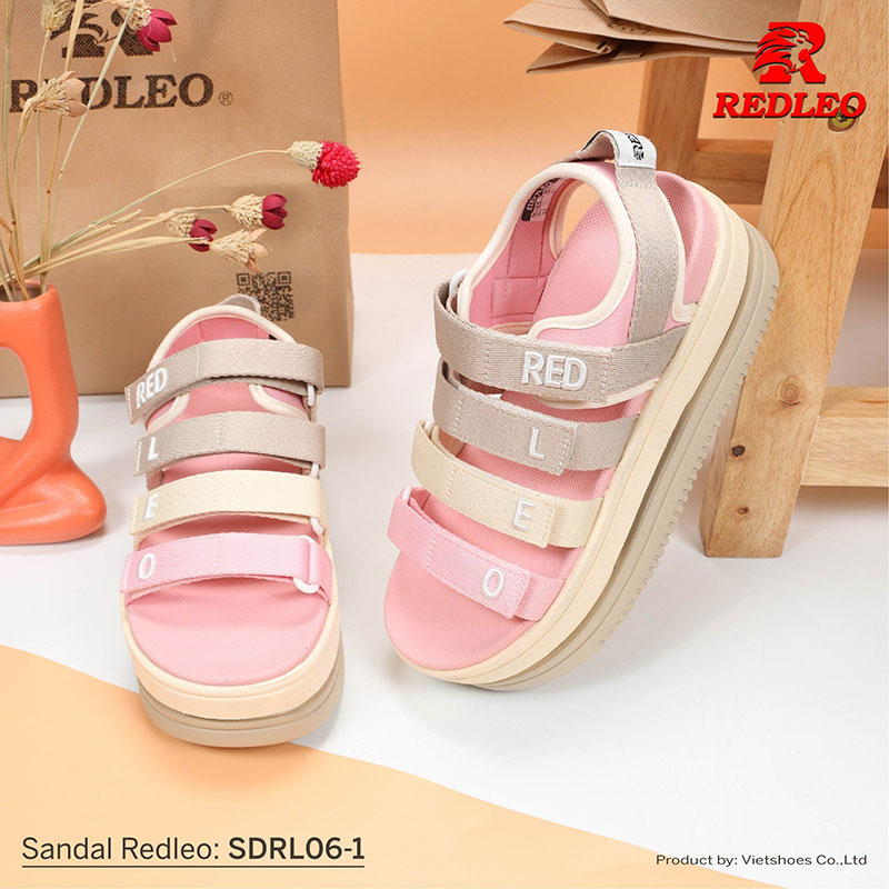 Giày Sandal REDLEO Logo Màu Đẹp Mắt