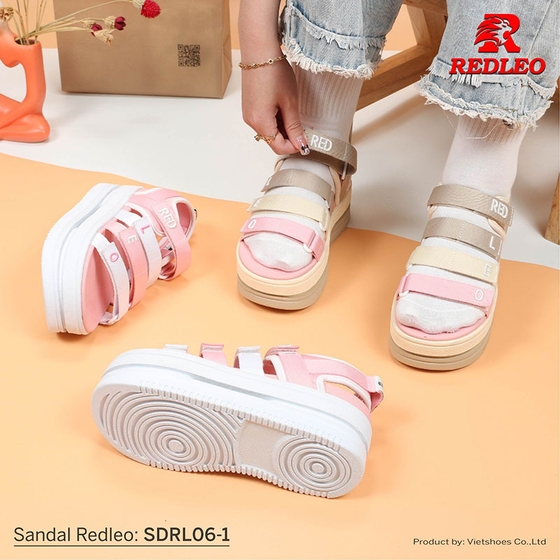 Giày Sandal REDLEO Logo Màu Đẹp Mắt