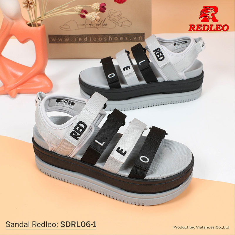 Giày Sandal REDLEO Logo Màu Đẹp Mắt