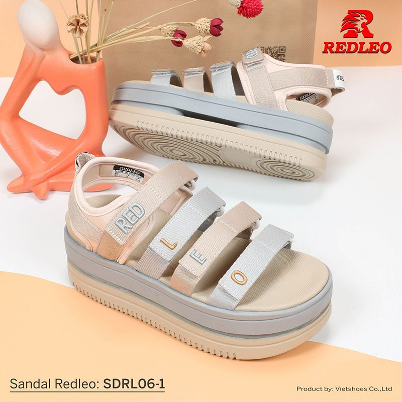 Giày Sandal REDLEO Logo Màu Đẹp Mắt