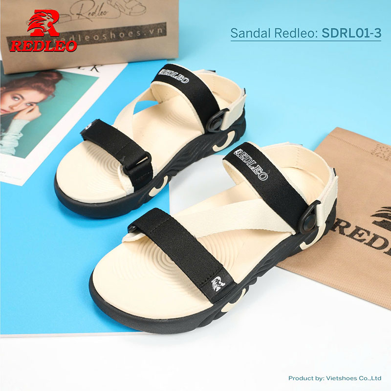 Giày Sandal REDLEO Mặt Tẩy Màu Đơn Giản