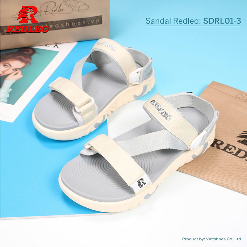 Giày Sandal REDLEO Mặt Tẩy Màu Đơn Giản