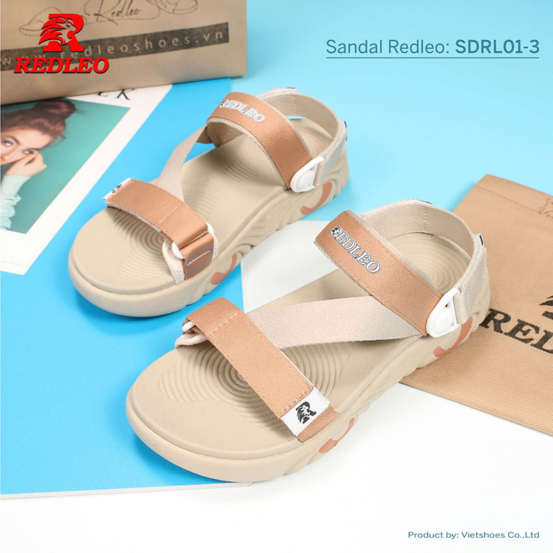 Giày Sandal REDLEO Mặt Tẩy Màu Đơn Giản