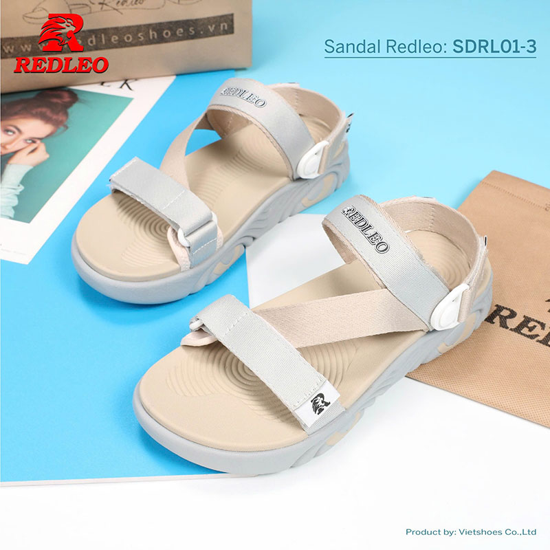 Giày Sandal REDLEO Mặt Tẩy Màu Đơn Giản