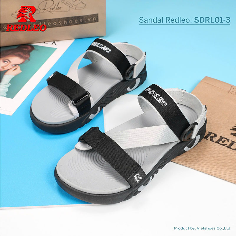 Giày Sandal REDLEO Mặt Tẩy Màu Đơn Giản