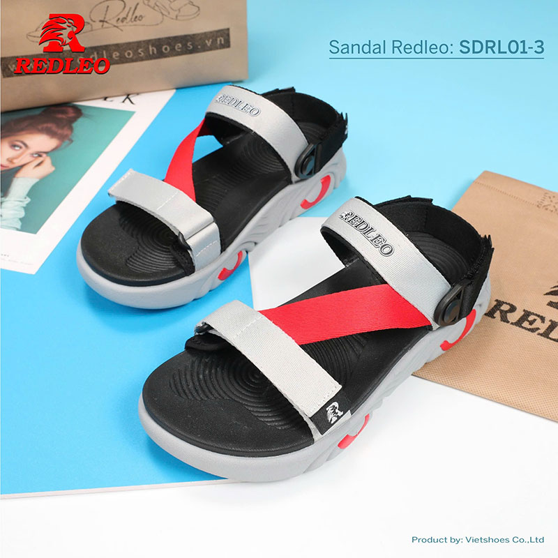 Giày Sandal REDLEO Mặt Tẩy Màu Đơn Giản