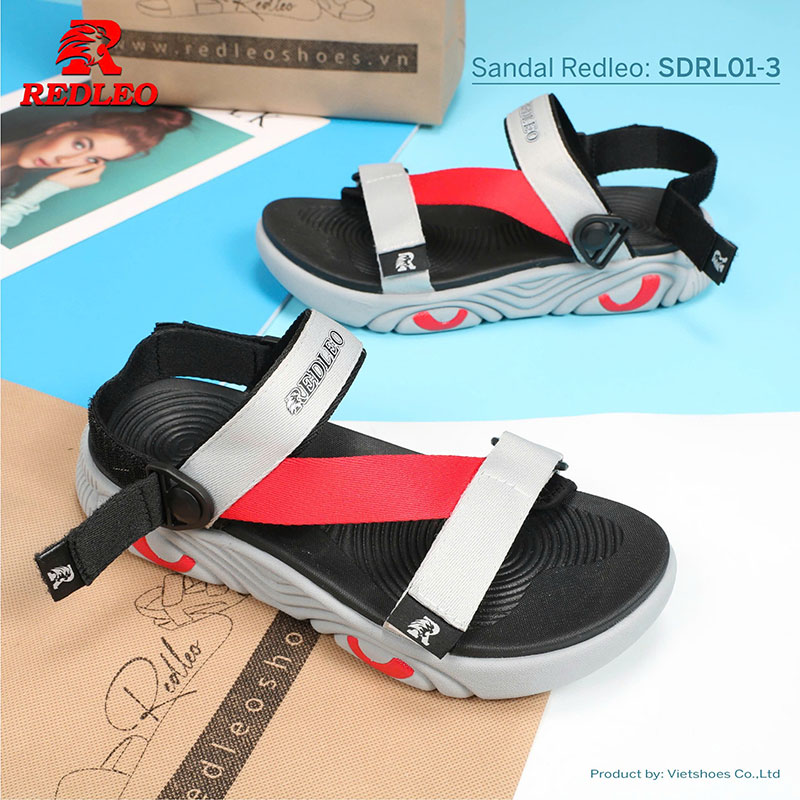 Giày Sandal REDLEO Mặt Tẩy Màu Đơn Giản