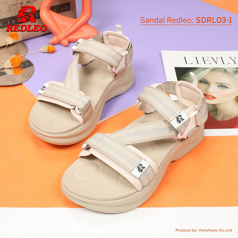 Giày Sandal REDLEO Quai Họa Tiết Ấn Tượng