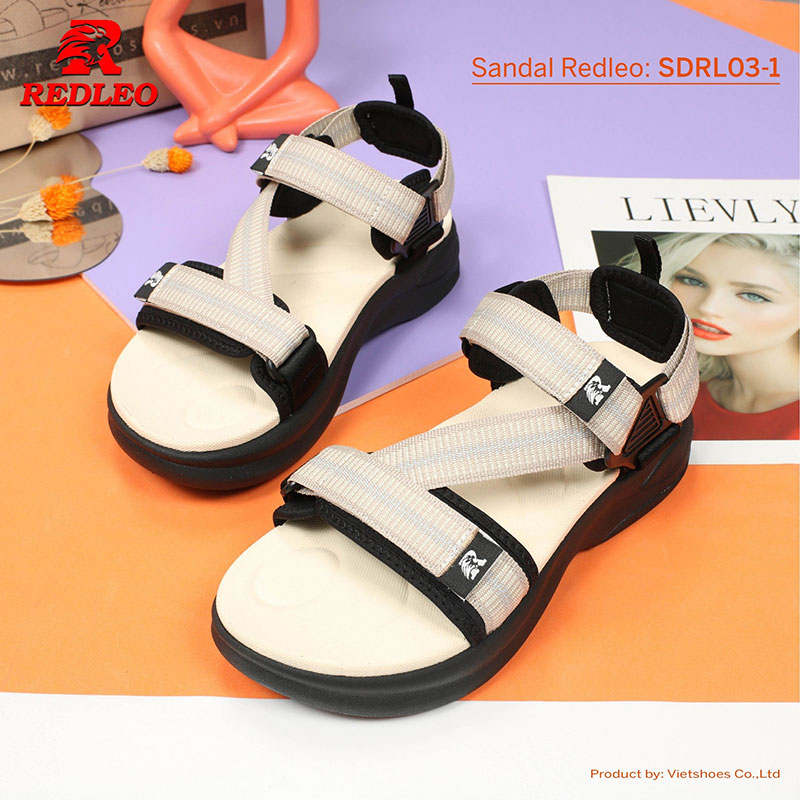 Giày Sandal REDLEO Quai Họa Tiết Ấn Tượng