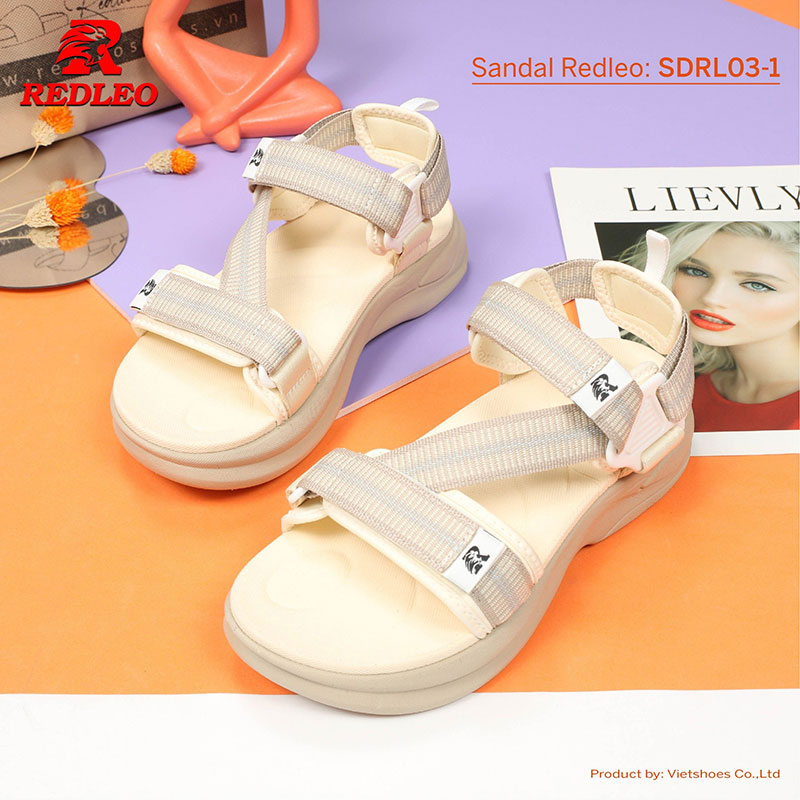 Giày Sandal REDLEO Quai Họa Tiết Ấn Tượng