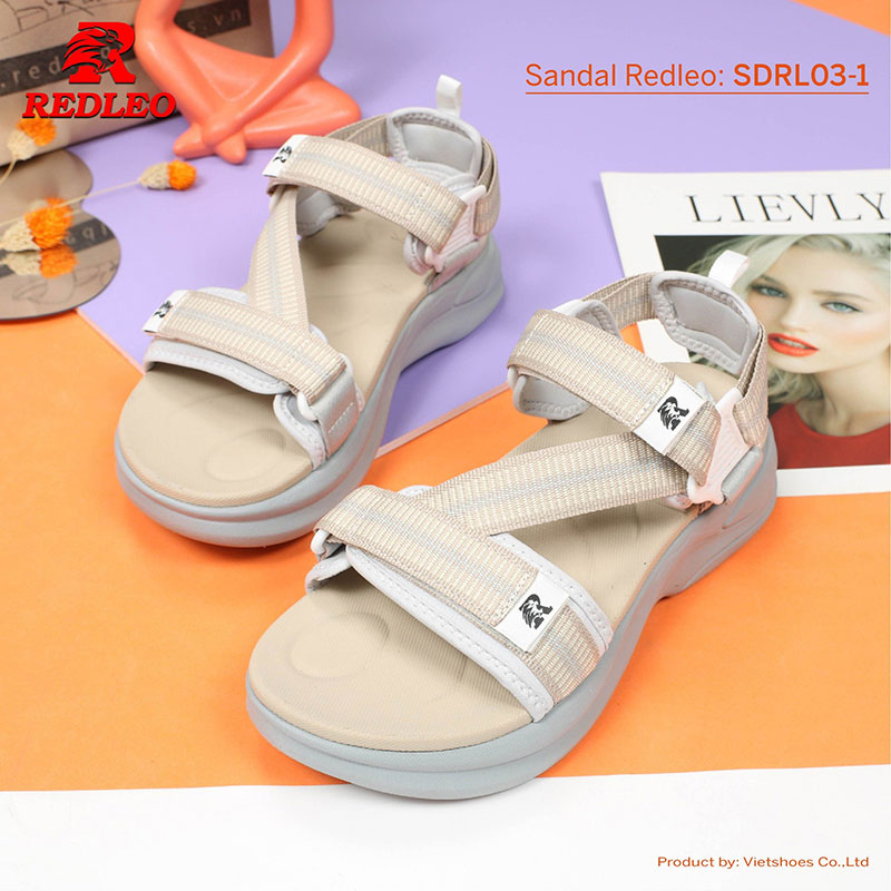 Giày Sandal REDLEO Quai Họa Tiết Ấn Tượng