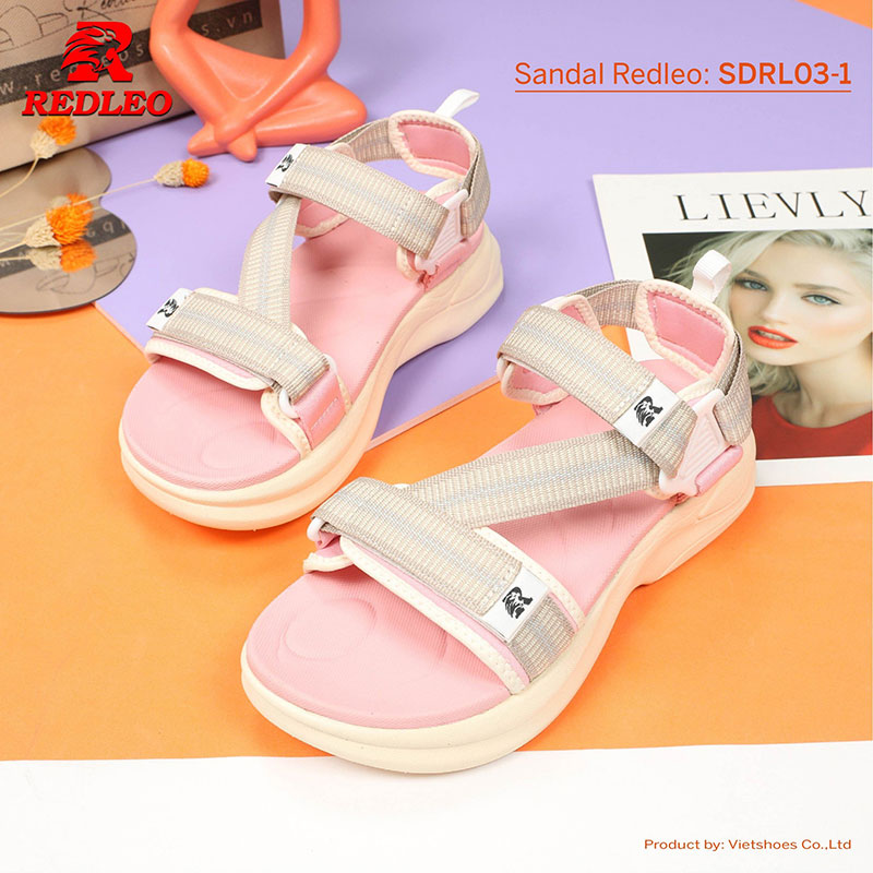 Giày Sandal REDLEO Quai Họa Tiết Ấn Tượng