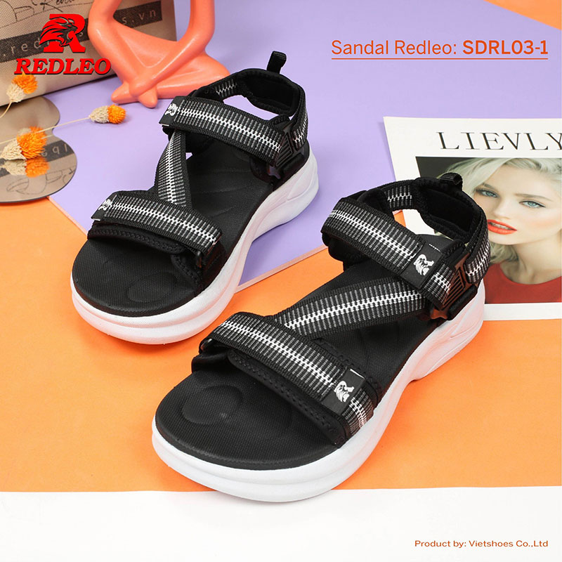 Giày Sandal REDLEO Quai Họa Tiết Ấn Tượng