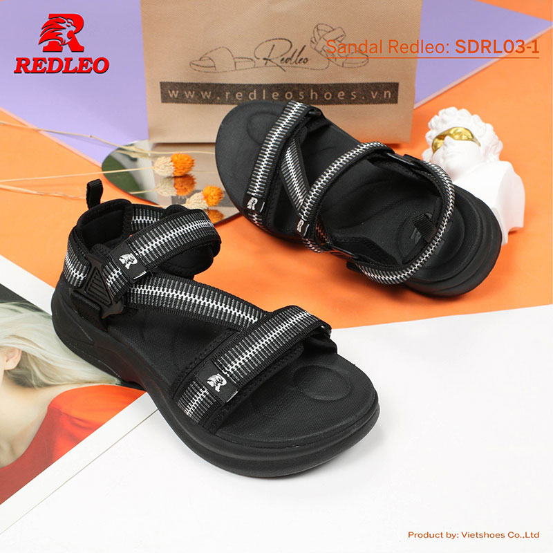 Giày Sandal REDLEO Quai Họa Tiết Ấn Tượng