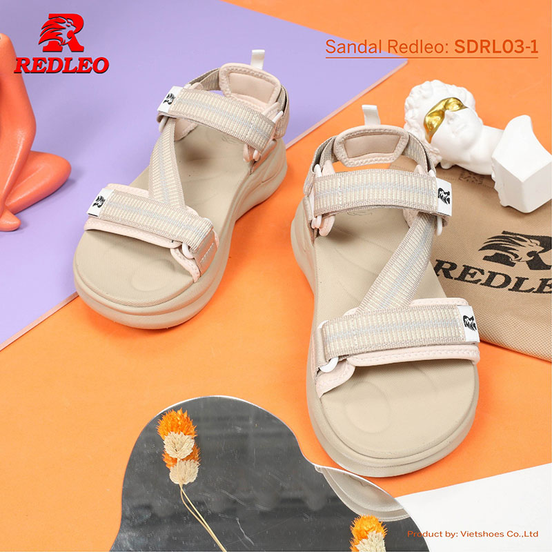 Giày Sandal REDLEO Quai Họa Tiết Ấn Tượng