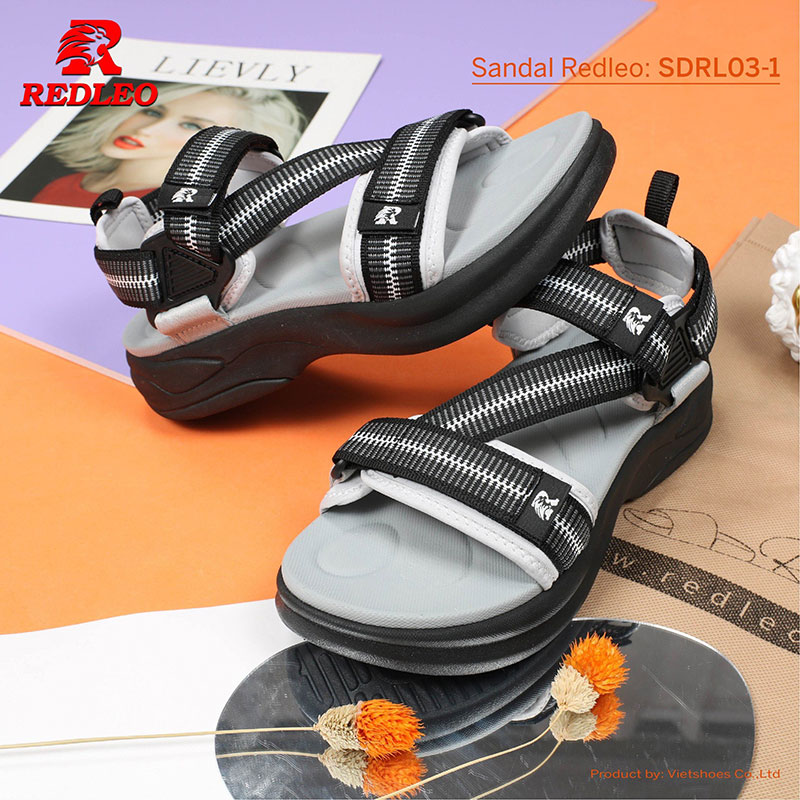 Giày Sandal REDLEO Quai Họa Tiết Ấn Tượng