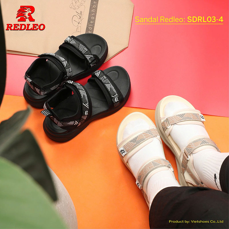 Giày Sandal REDLEO Slides Sọc Đậm Cá Tính