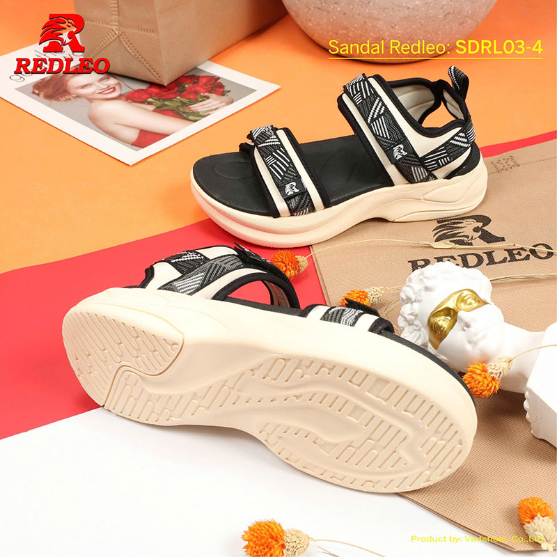 Giày Sandal REDLEO Slides Sọc Đậm Cá Tính