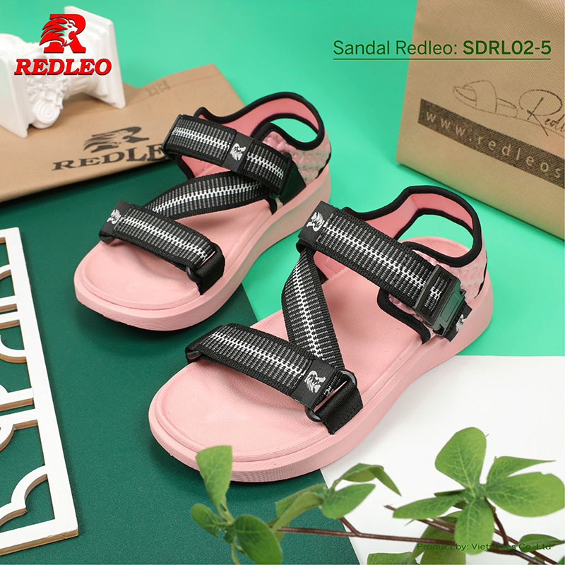 Giày Sandal REDLEO Sọc Quai Chéo Cao Cấp