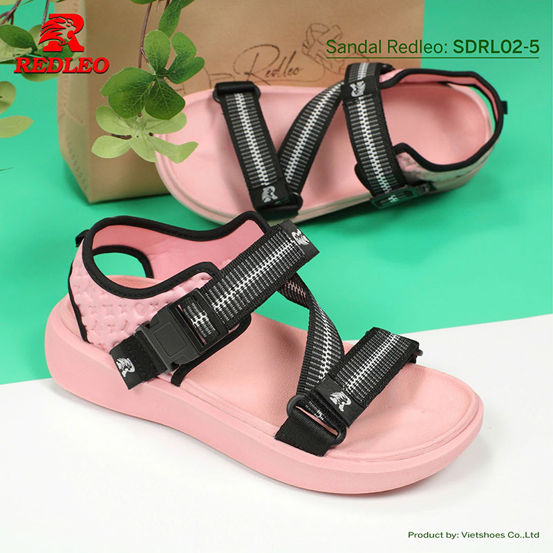 Giày Sandal REDLEO Sọc Quai Chéo Cao Cấp