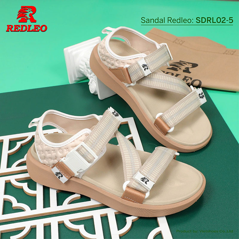 Giày Sandal REDLEO Sọc Quai Chéo Cao Cấp