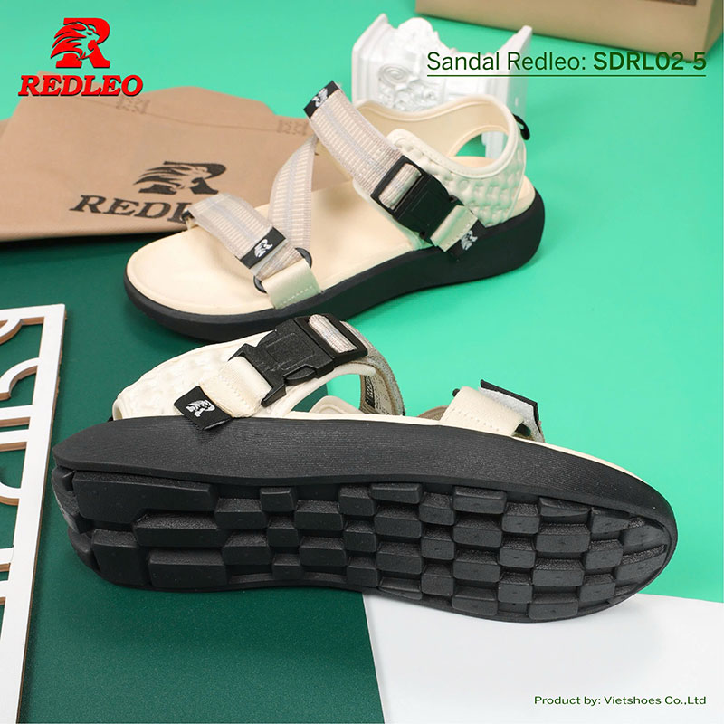 Giày Sandal REDLEO Sọc Quai Chéo Cao Cấp